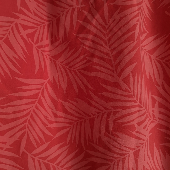 Red Tone Hawaiian Print Shirt - Picture 3 of 4